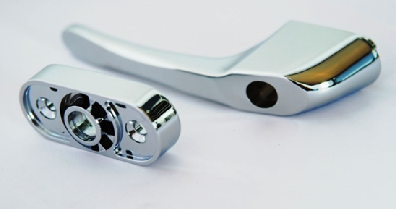 Chrome plated die cast parts