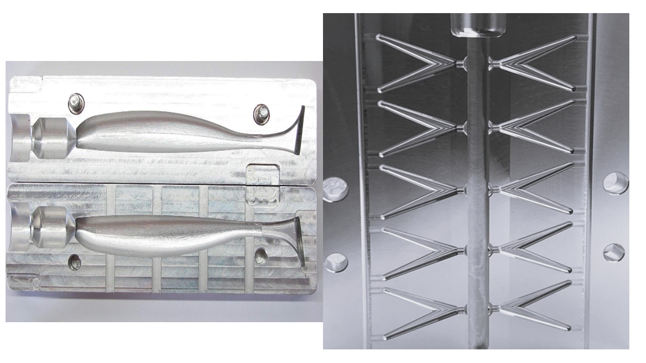 Aluminum Soft Plastic molds types