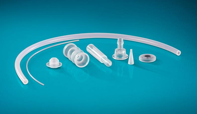 Silicone medical parts