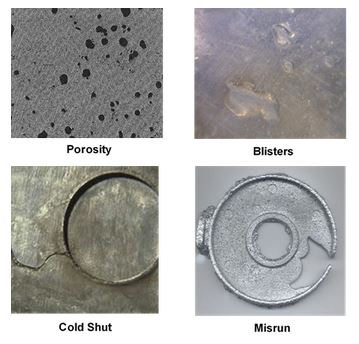 Vacuum die casting defects